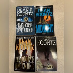 Dean Koontz Paperback Book Lot - Black, Blue, Orange Covers